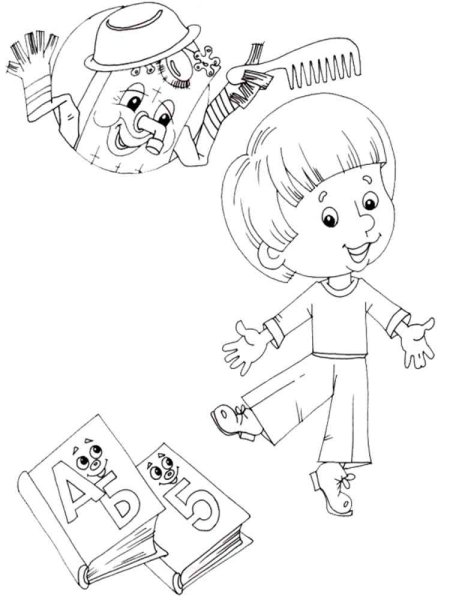 Раскраска Мойдодыр Чуковский