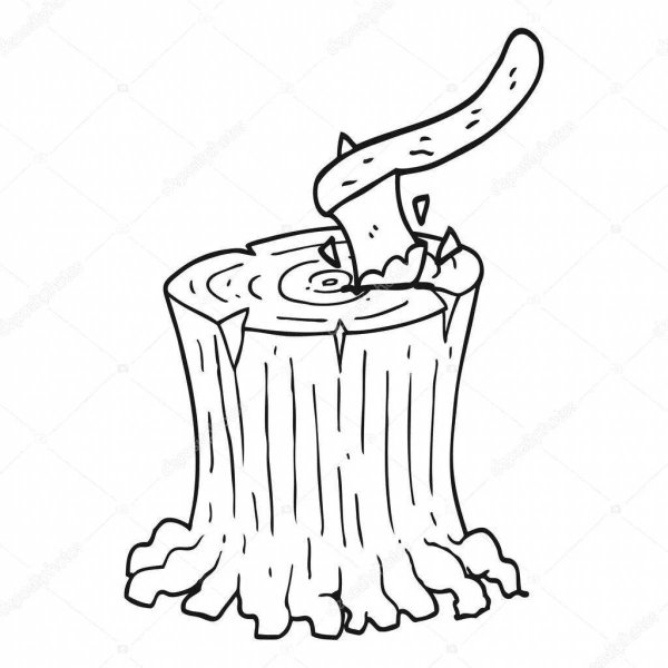 Пень с топором