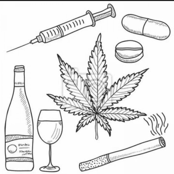 Нарисовать наркотики