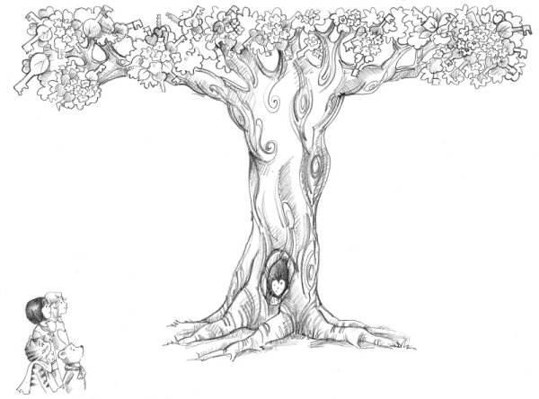 Лес дружбы раскраска распечатать