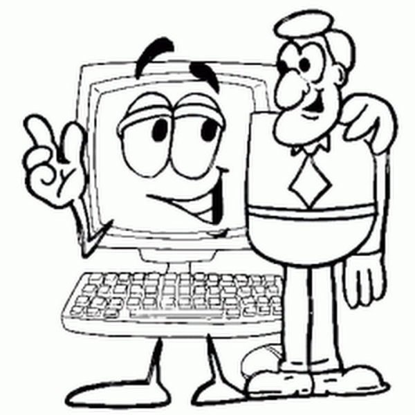 Раскраска безопасный интернет для детей