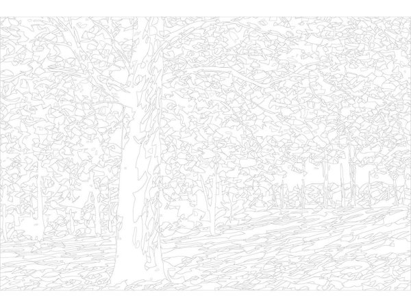 Холст для раскрашивания осень