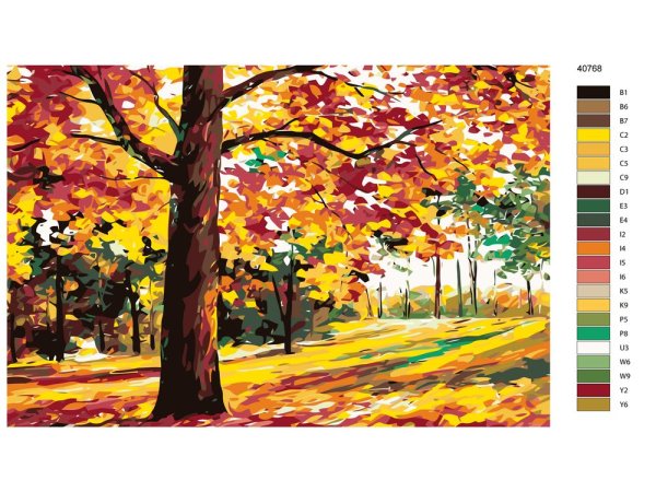 Осенний пейзаж печать