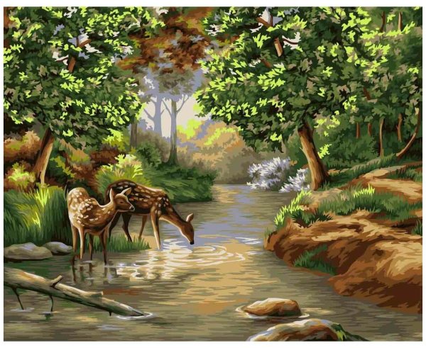 Картина по номерам Гринвич лайн 40 на 50