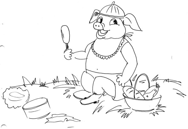 Раскраска не мусори