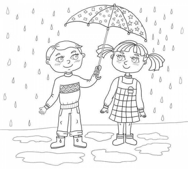 Раскраски на тему Дружба