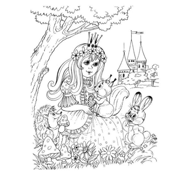 Раскраска. Волшебные сказки