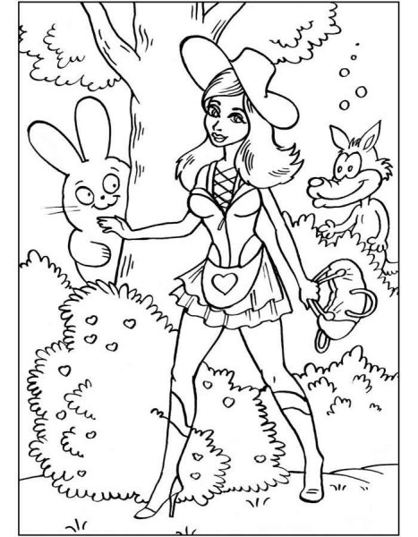 Разные раскраски для девочек