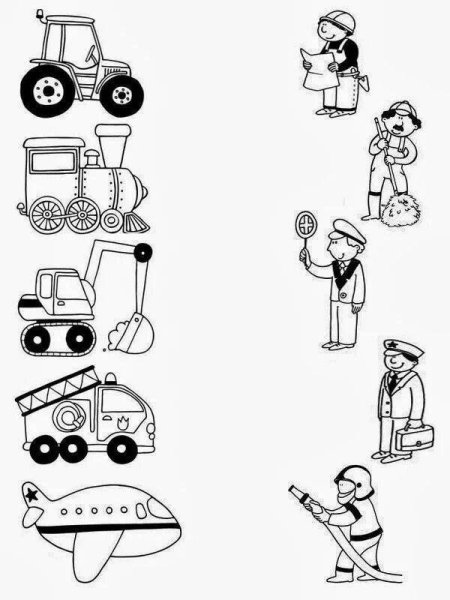 Задания для детей по теме профессии
