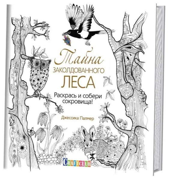 Тайна заколдованного леса раскраска