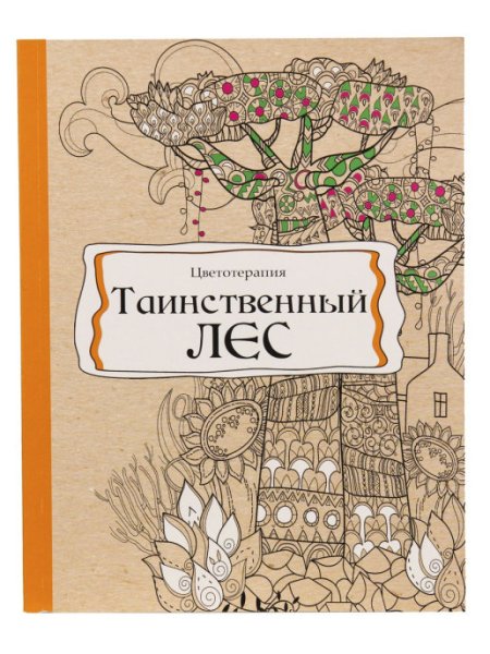 Раскраска таинственный лес