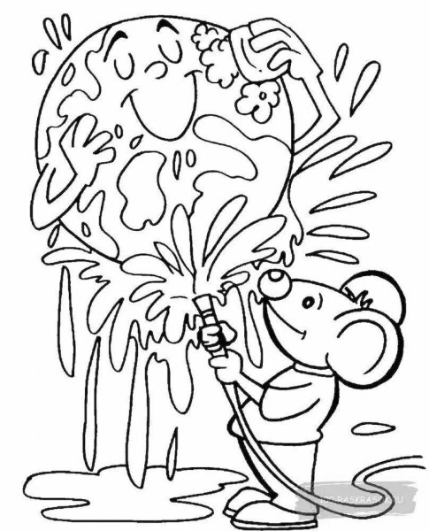 Экология раскраска