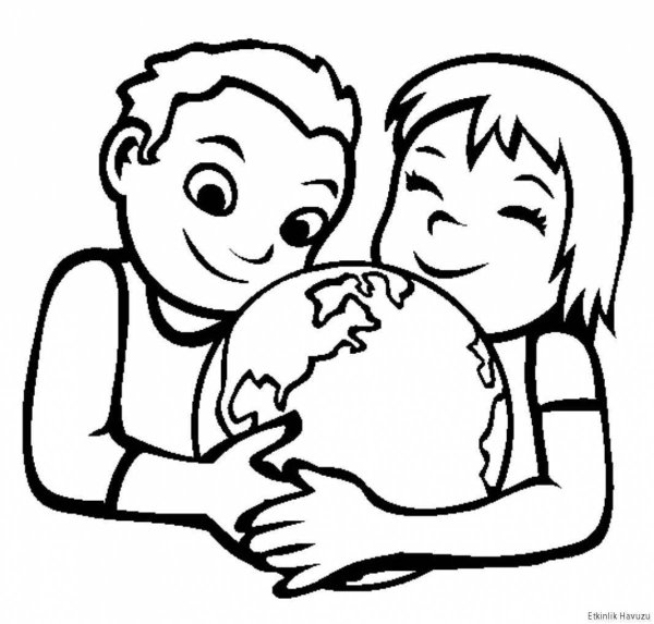 День доброты раскраски для детей