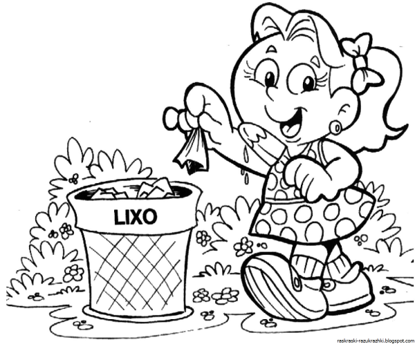 Экология раскраска