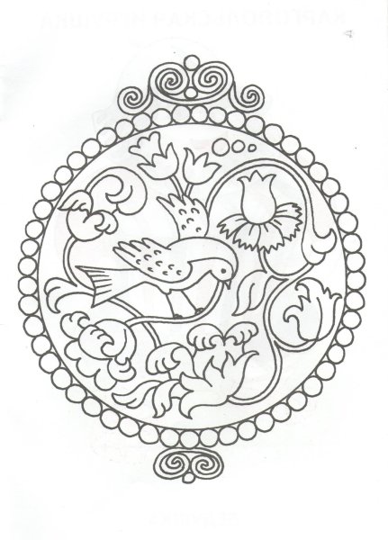 Народные промыслы раскраски для детей