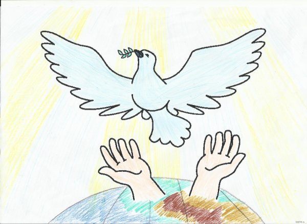 День мира рисунки