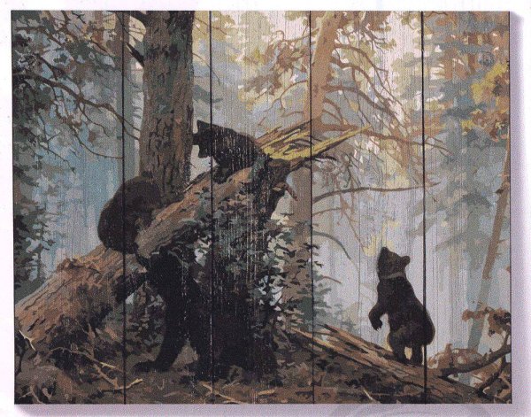 22. И. Шишкин – утро в Сосновом Бору