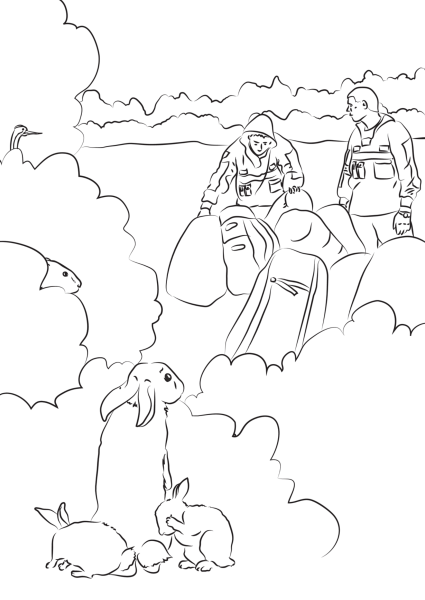 Лесной пожар раскраска для детей