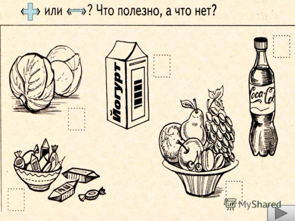 Полезные продукты задания