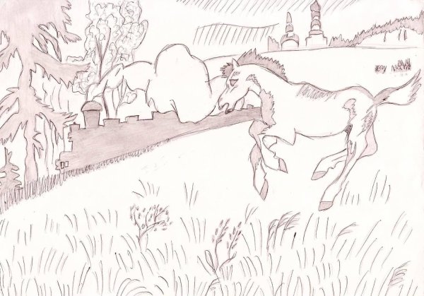 Рисунки к стихам Есенина