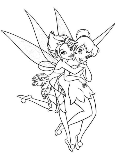 Раскраски феи Дисней Динь Динь
