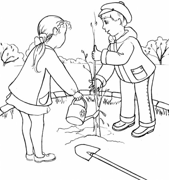 Весенние раскраски для детей