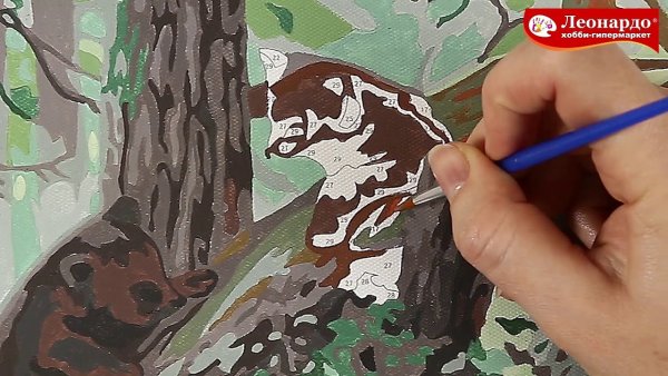 Картина по номерам утро в Сосновом Бору