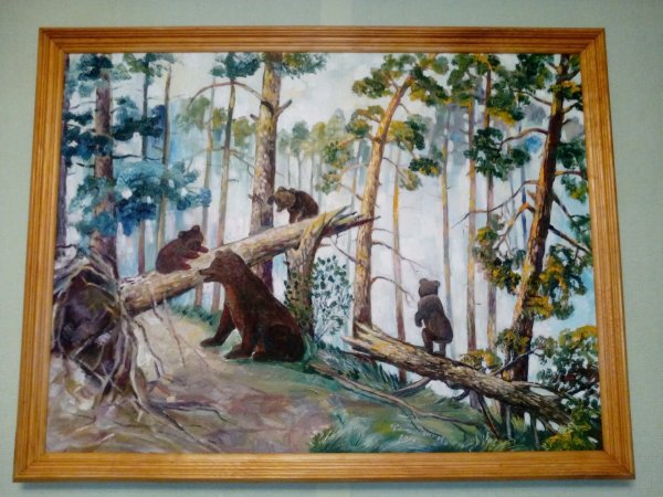 Шишкин утро в Сосновом лесу