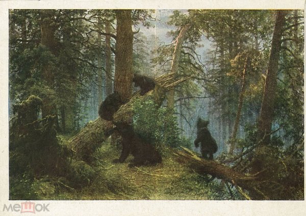 Художник Шишкин утро в Сосновом лесу