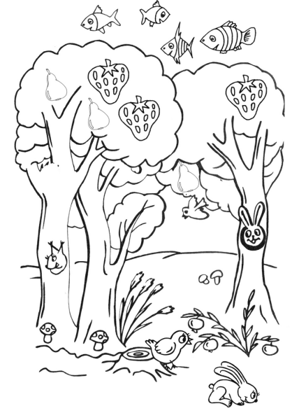 Небылицы раскраска