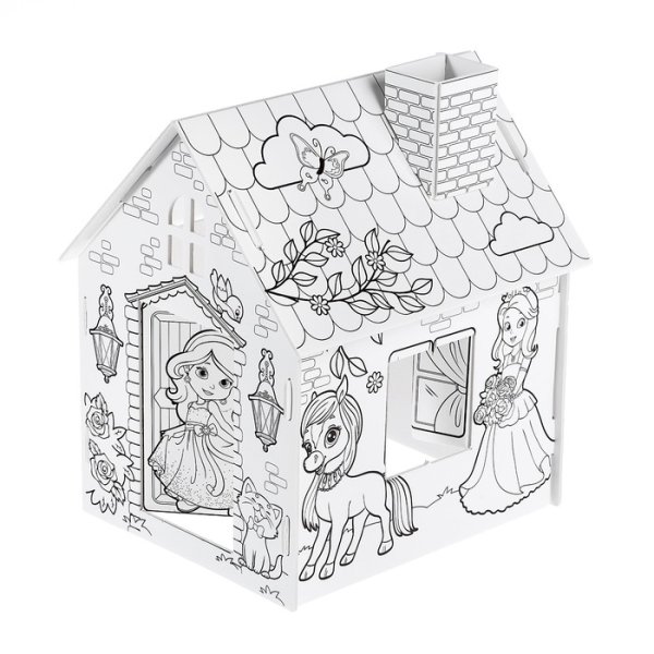 Домик для разукрашивания