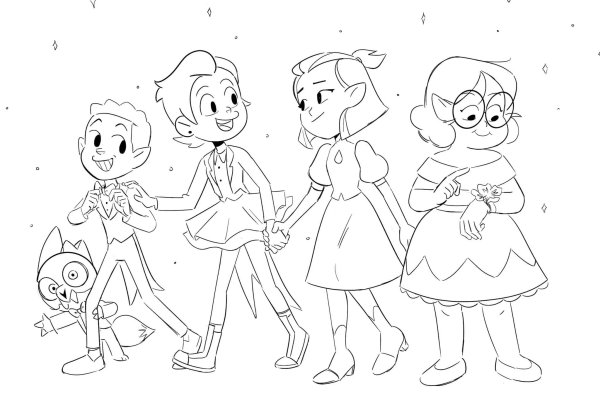 Совиный дом раскраска