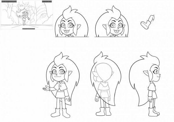 Совиный дом раскраска