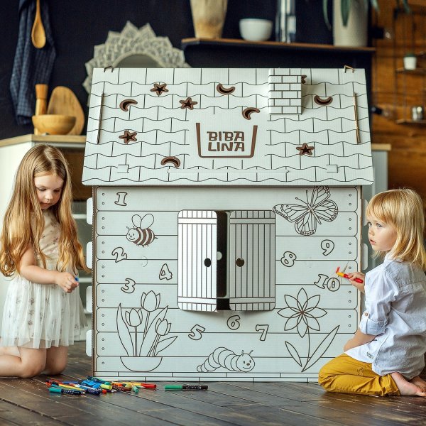 Дом-раскраска "Бибалина" кдр03-001