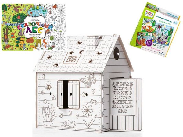 Наклейки для картонных домиков