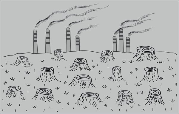 Экологическая катастрофа рисунок