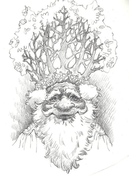 Лесной царь Шуберт рисунок