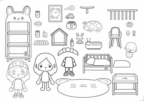 Раскраска тока бока спа салон раскраска