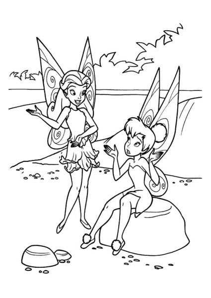 Раскраски феи Динь Динь и её друзья