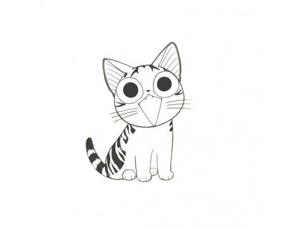 Раскраски котята аниме