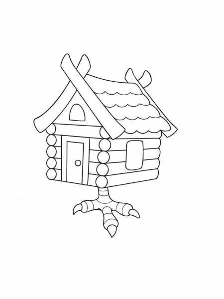 Избушка рисунок