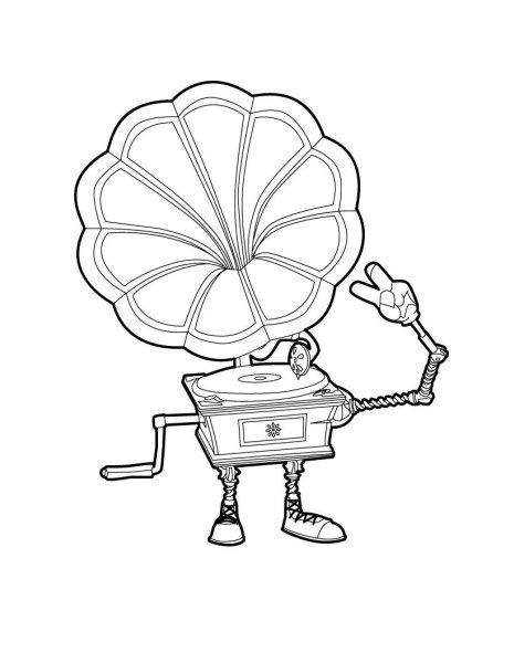 Раскраска кот Гром и заколдованный дом