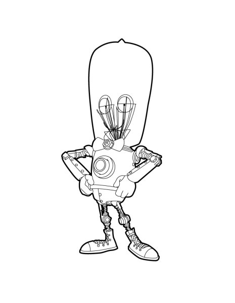 Кот Гром раскраска