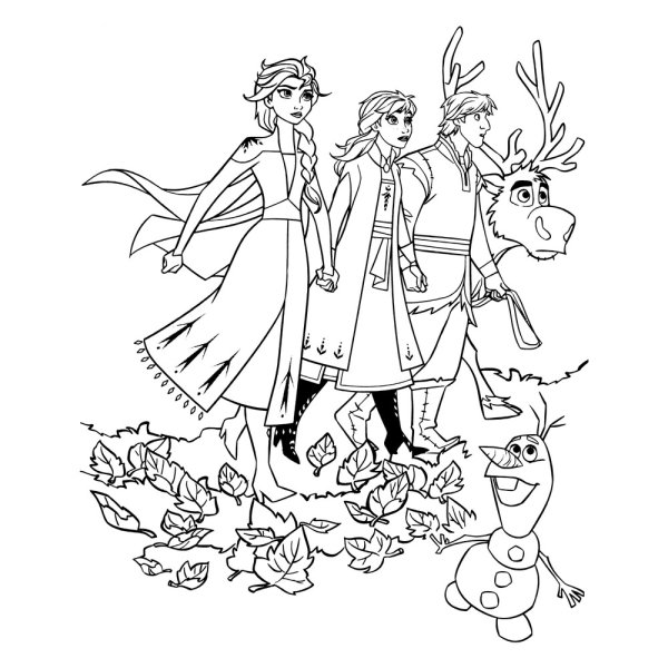 Раскраска Холодное сердце 2