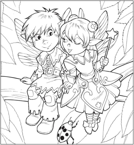 Раскраски для девочек и мальчиков