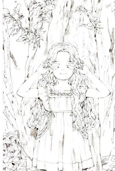 Forest girl's Coloring book by Aeppol Vol.1купить