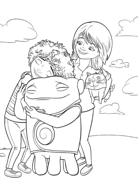 Раскраски дом мультфильм