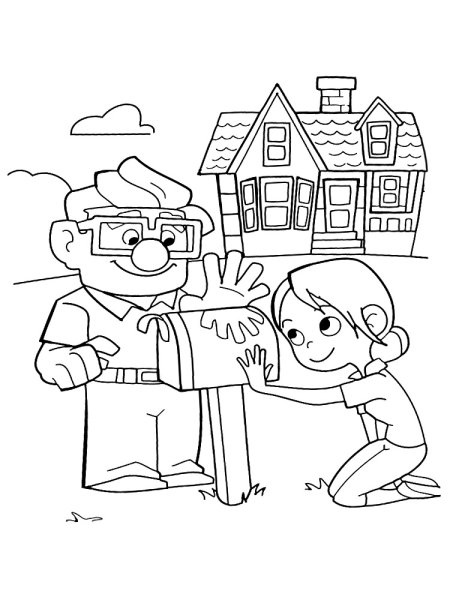 Вверх. Раскраска