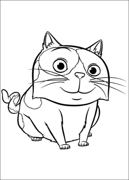 Раскраска мультик дом