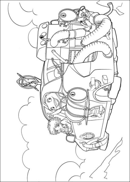 Раскраски дом мультфильм